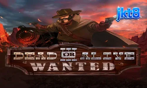 Tampilan visual slot Dead or Alive 3 Wanted dengan tema Wild West yang kelam